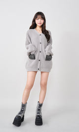 モデル：163cm（着用サイズ：FREE　着用カラー：L-GRY）