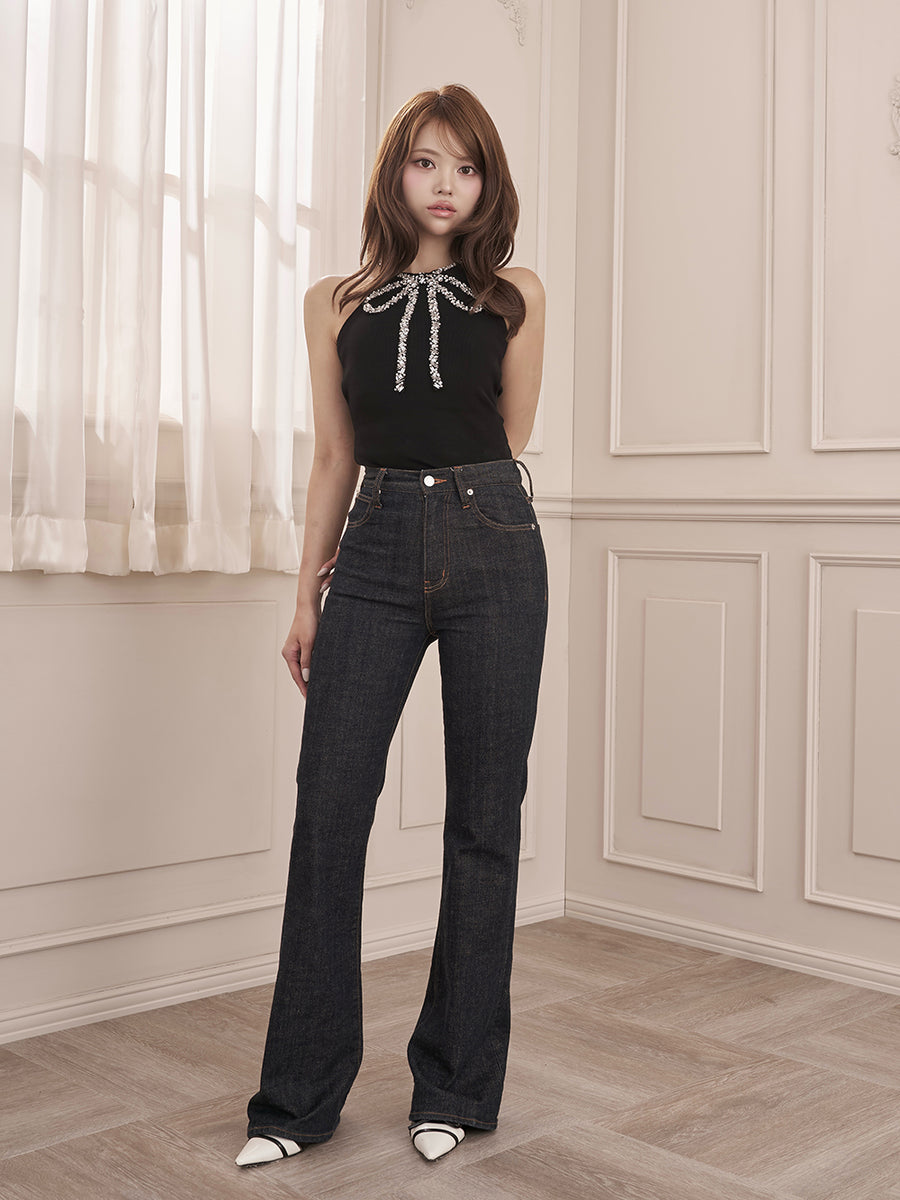 モデル：163cm（着用サイズ：FREE　着用カラー：BLK）