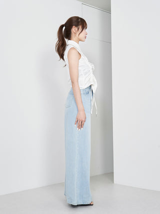 モデル：163cm（着用サイズ：FREE　着用カラー：WHT）
