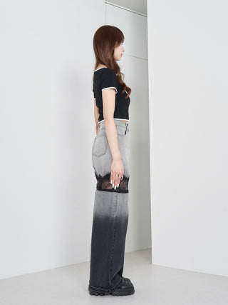 モデル：163cm（着用サイズ：FREE　着用カラー：BLK）