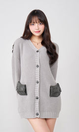 モデル：163cm（着用サイズ：FREE　着用カラー：L-GRY）