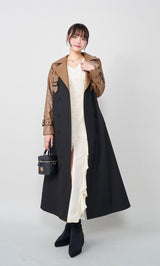 モデル：163cm（着用サイズ：FREE　着用カラー：BLK）