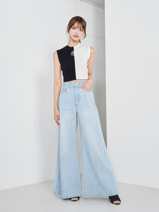 モデル：163cm（着用サイズ：FREE　着用カラー：BLK）