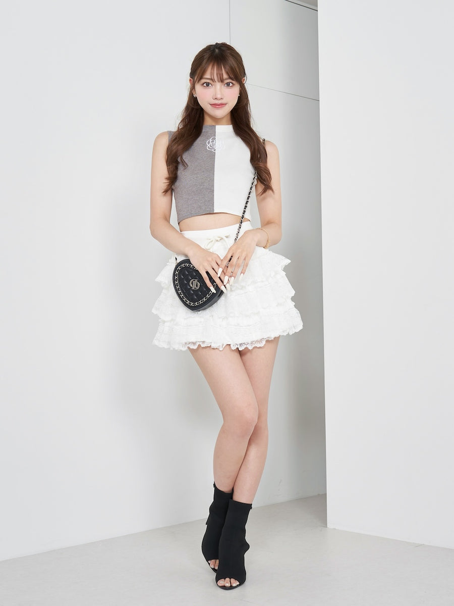 モデル：163cm（着用サイズ：FREE　着用カラー：GRY）