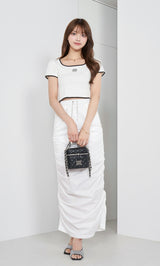 モデル：163cm（着用サイズ：FREE　着用カラー：WHT）