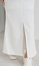 モデル：163cm（着用サイズ：S　着用カラー：WHT）