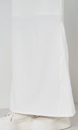 モデル：163cm（着用サイズ：S　着用カラー：WHT）