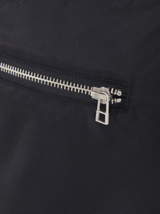 モデル：163cm（着用サイズ：FREE　着用カラー：BLK）