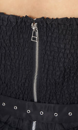 モデル：163cm（着用サイズ：FREE　着用カラー：BLK）