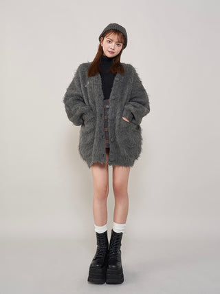 モデル：163cm（着用サイズ：FREE　着用カラー：GRY）