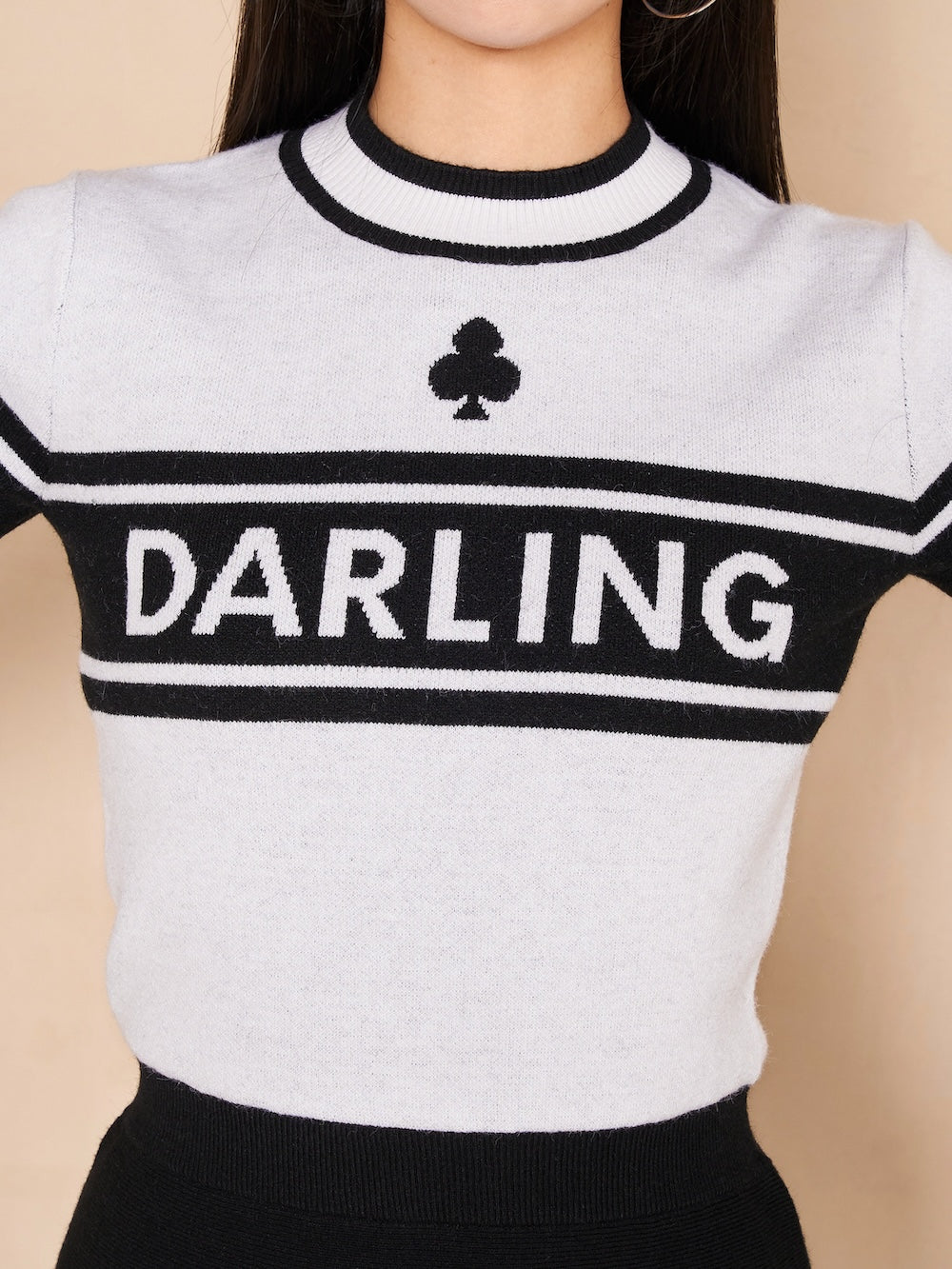 モデル：163cm（着用サイズ：FREE　着用カラー：BLK）