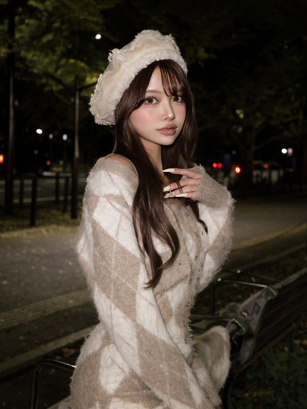 サイズ：FREE　カラー：IVO