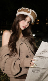 サイズ：FREE　カラー：BRN