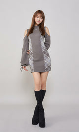 モデル：163cm（着用サイズ：FREE　着用カラー：GRY）