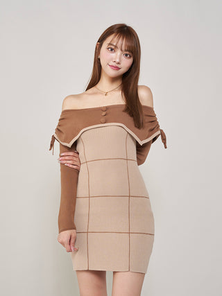 モデル：163cm（着用サイズ：FREE　着用カラー：BEG）