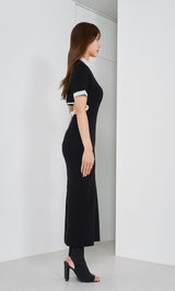 モデル：163cm（着用サイズ：FREE　着用カラー：BLK）