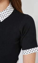 モデル：163cm（着用サイズ：FREE　着用カラー：BLK）