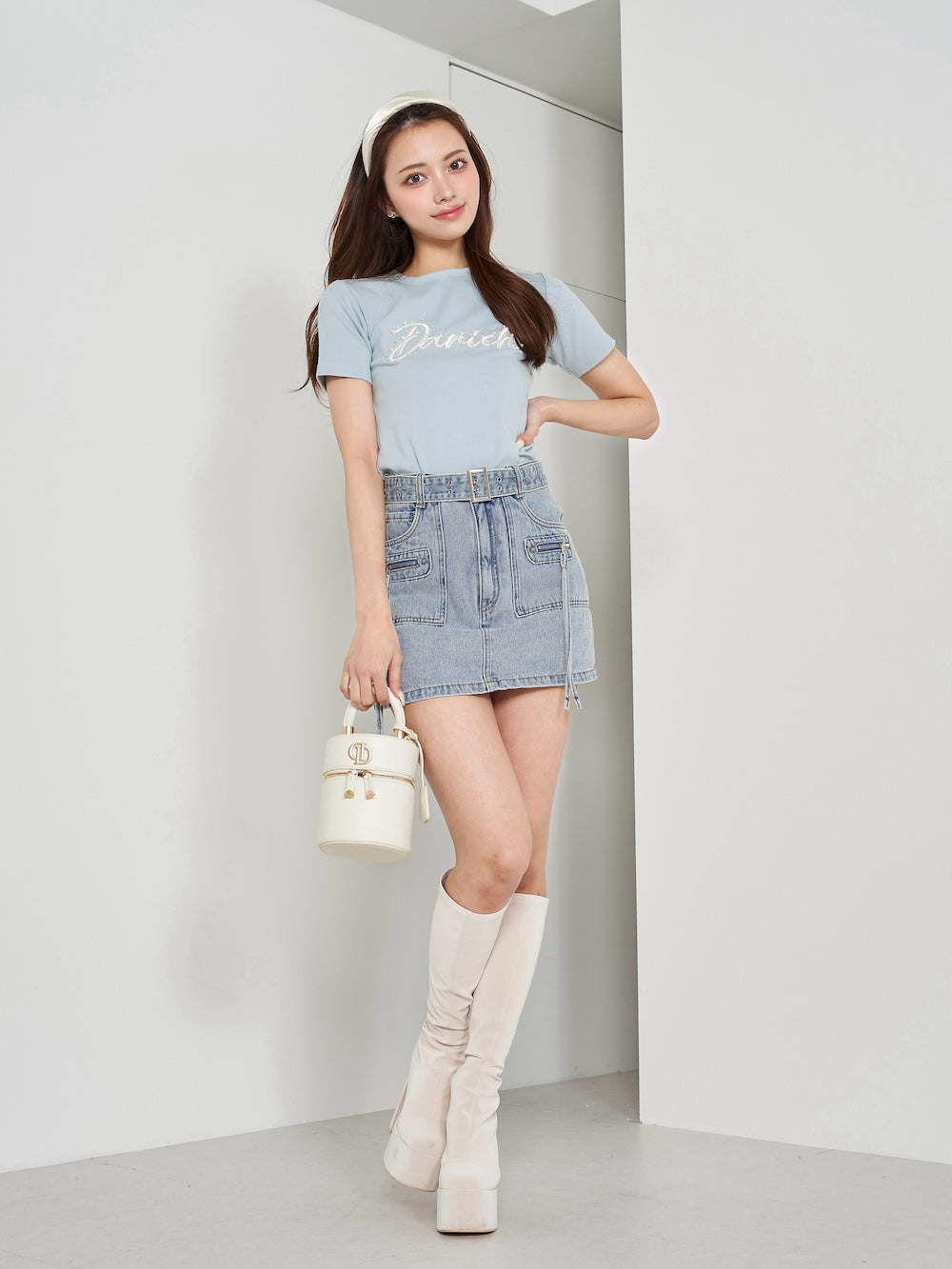 エンブロイダリーパールTシャツ – Darich (ダーリッチ)