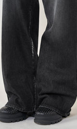 モデル：163cm（着用サイズ：M　着用カラー：BLK）