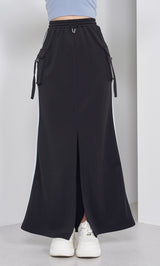 モデル：163cm（着用サイズ：FREE　着用カラー：BLK）