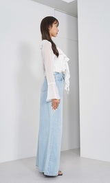 モデル：163cm（着用サイズ：FREE　着用カラー：WHT）