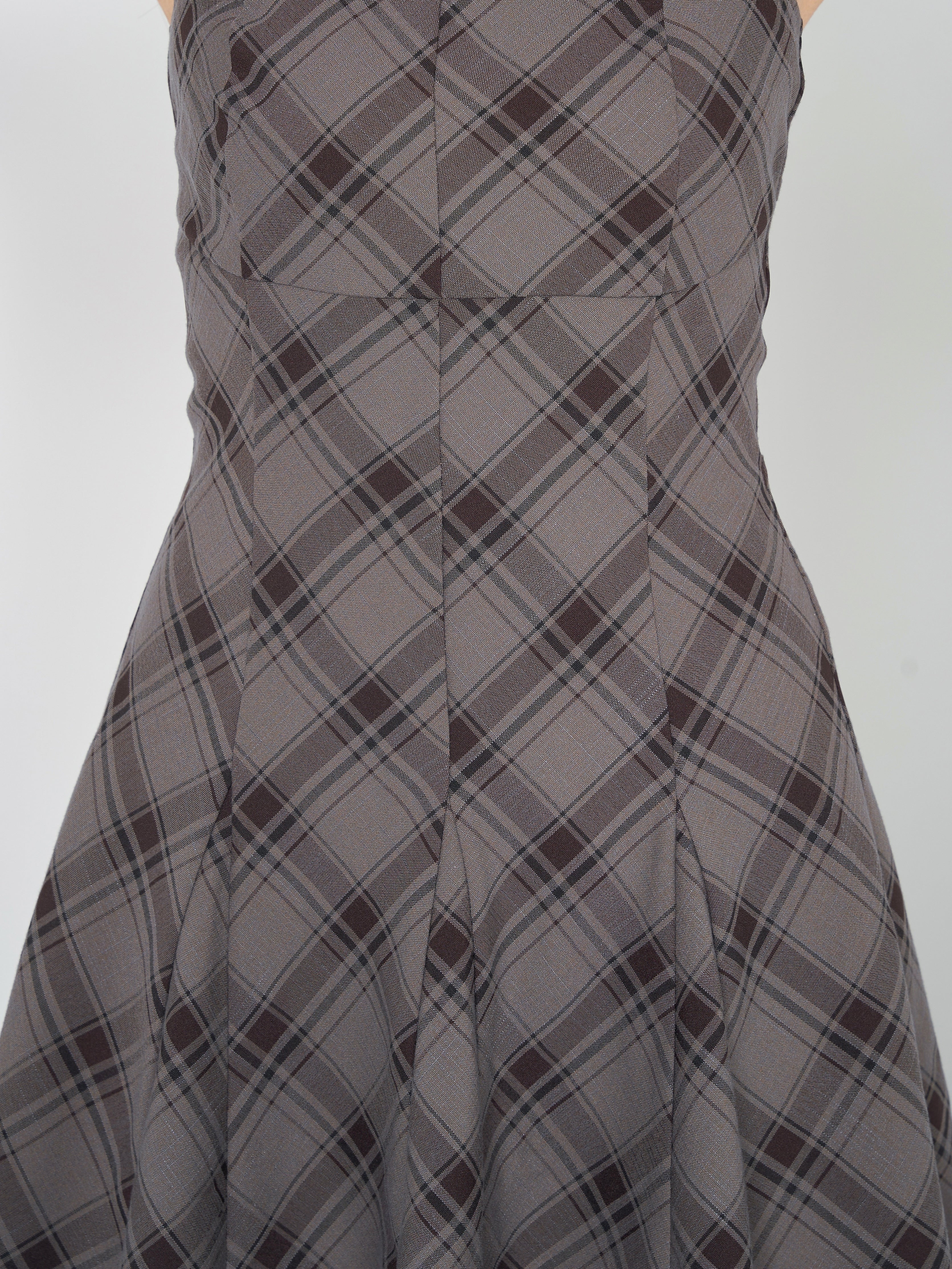 Darich チェックホルターリボンベアミニワンピース 新品 ダーリッチ Darich チェックホルターリボンベアミニワンピース