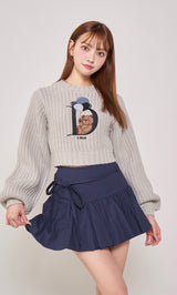 モデル：163cm（着用サイズ：FREE　着用カラー：GRY）