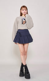 モデル：163cm（着用サイズ：FREE　着用カラー：GRY）