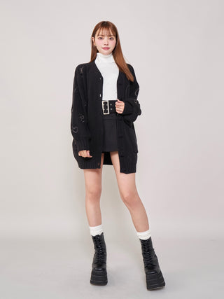 モデル：163cm（着用サイズ：S　着用カラー：BLK）