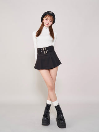 モデル：163cm（着用サイズ：S　着用カラー：BLK）