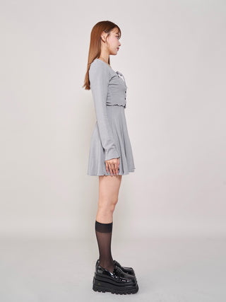 モデル：163cm（着用サイズ：FREE　着用カラー：GRY）