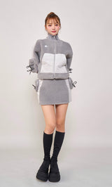 モデル：163cm（着用サイズ：FREE　着用カラー：GRY）