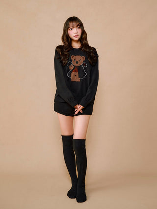 モデル：163cm（着用サイズ：FREE　着用カラー：BLK）