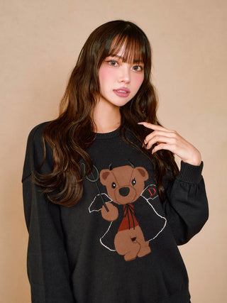 モデル：163cm（着用サイズ：FREE　着用カラー：BLK）