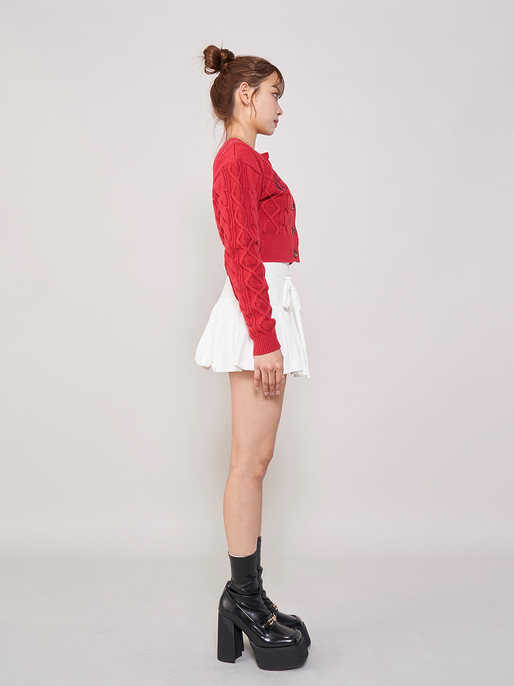 モデル：163cm（着用サイズ：FREE　着用カラー：WHT）