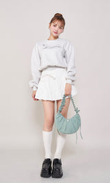 モデル：163cm（着用サイズ：FREE　着用カラー：WHT）
