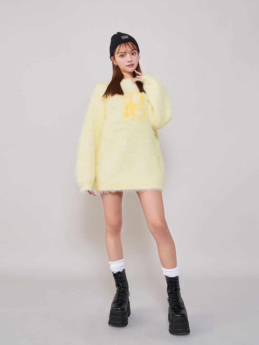 モデル：163cm（着用サイズ：FREE　着用カラー：YEL）