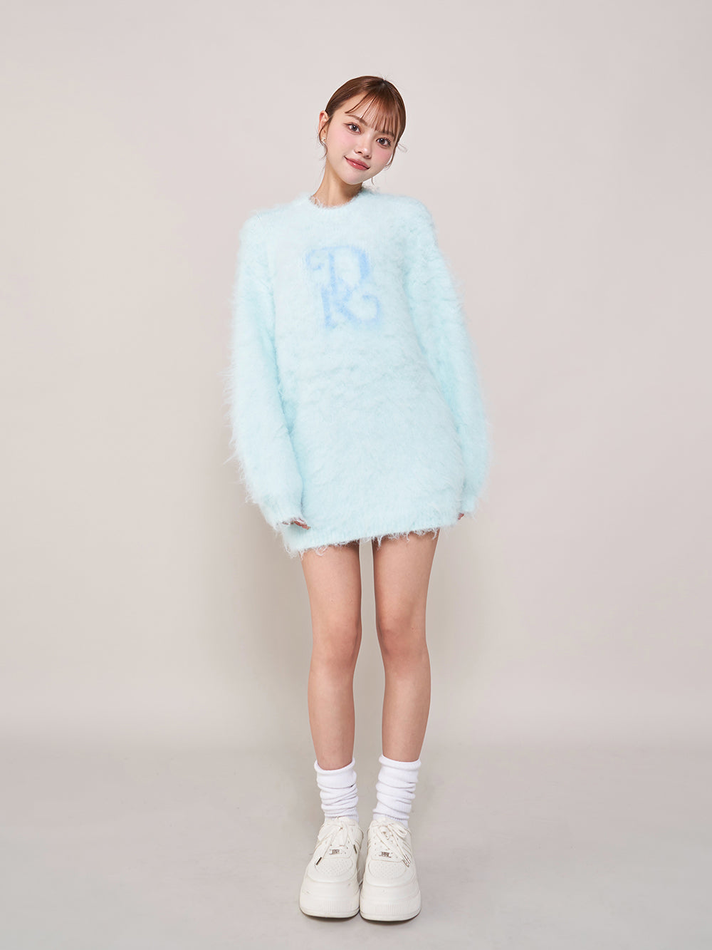 モデル：163cm（着用サイズ：FREE　着用カラー：SAX）