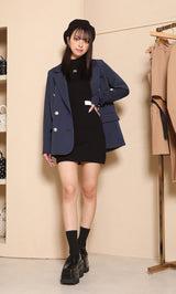 モデル：163cm（着用サイズ：FREE　着用カラー：NVY）