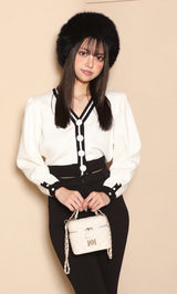 モデル：163cm（着用サイズ：FREE　着用カラー：WHT）