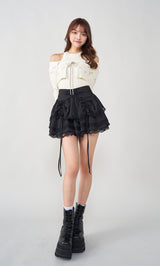 モデル：163cm（着用サイズ：FREE　着用カラー：WHT）