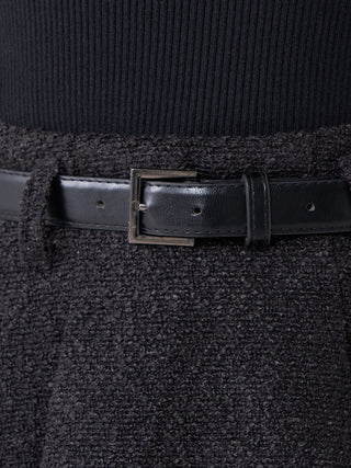 モデル：163cm（着用サイズ：S　着用カラー：BLK）