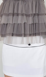 モデル：163cm（着用サイズ：FREE　着用カラー：GRY）
