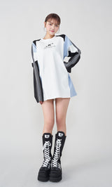 モデル：163cm（着用サイズ：FREE　着用カラー：WHT）