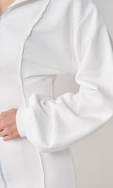 モデル：163cm（着用サイズ：FREE　着用カラー：WHT）