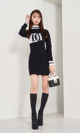 モデル：163cm（着用サイズ：FREE　着用カラー：BLK）
