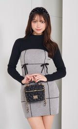 モデル：163cm（着用サイズ：FREE　着用カラー：GRY）