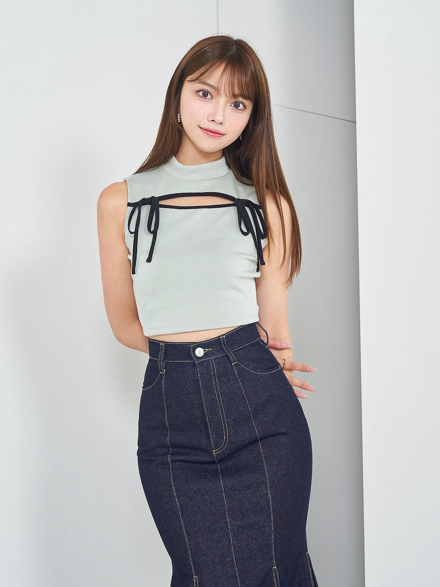 モデル：163cm（着用サイズ：FREE　着用カラー：MNT）