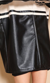 モデル：163cm（着用サイズ：FREE　着用カラー：BLK）
