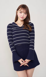 モデル：163cm（着用サイズ：FREE　着用カラー：NVY）